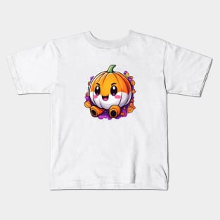 cute spooky pumpkin Kids T-Shirt